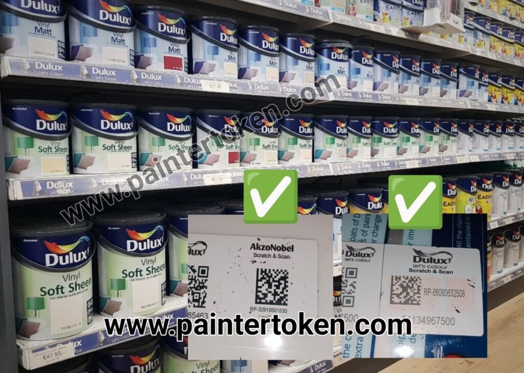 dulux paints token scanner