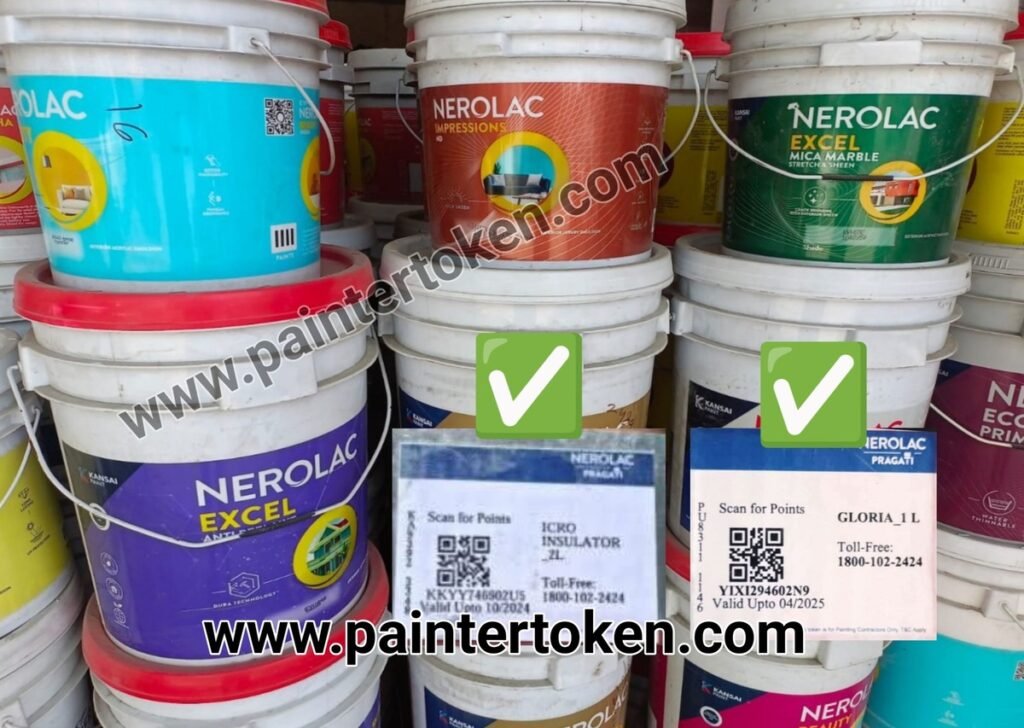 nerolac paints token scanner